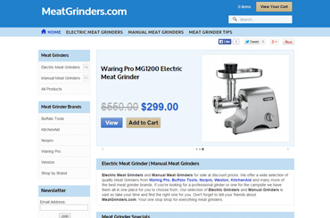 Meat Grinders eCommerce Website Design
